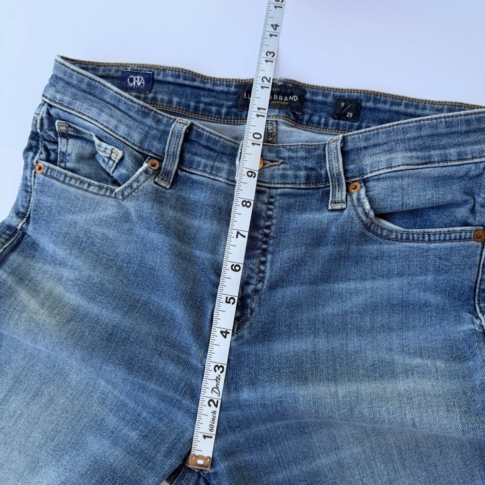Woman’s Lucky Brand🍀 Denim Jeans Ava Super Skinny Size 8/29​​ - Picture 9 of 11